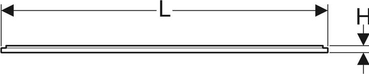 Produktbild Geberit Installationsrahmen für Duschflächen Setaplano über 100 cm, für 6 Füsse, 154.475.00.1