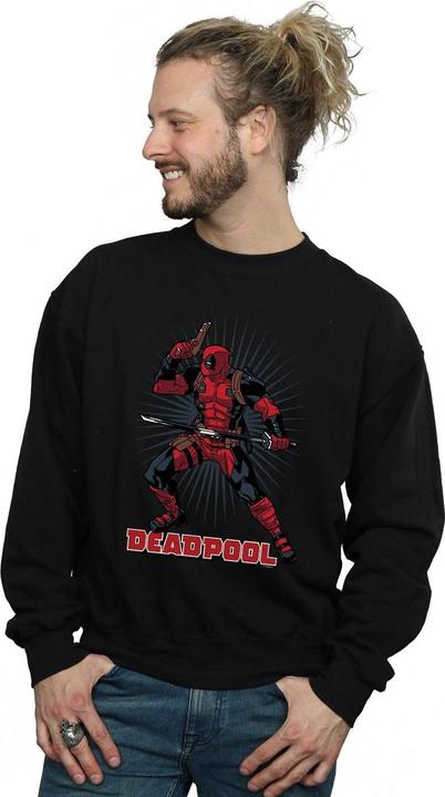 Image du produit - Sweat DEADPOOL GUN SWORD BURST - Homme (L)