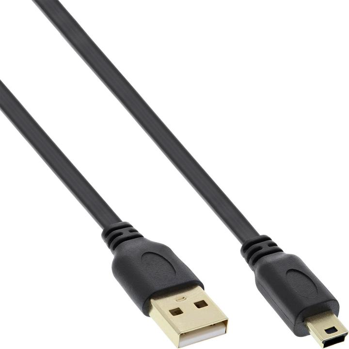 Actual product image InLine Mini USB 2.0 Cable USB-A to Mini-B (5 m, USB 2.0)