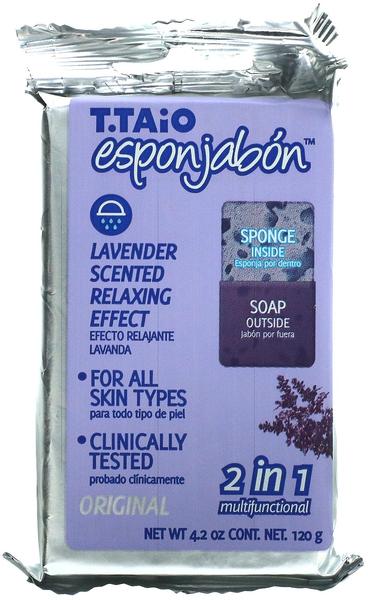 Esponjabón SEIFENSCHWAMM 2 in 1 Lavendel 1 u (Intimwaschlotion)