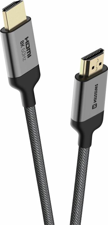 Immagine prodotto Swissten Cavo HDMI a HDMI 8K 60Hz 2.0 M (2 m, HDMI)