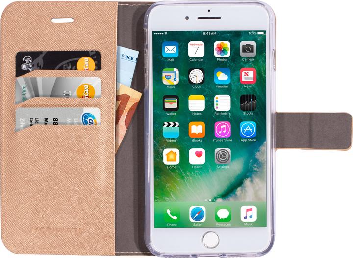 Productafbeelding Mobiparts Saffiano Wallet Case Apple iPhone 7 Plus/8 Plus Copper (Apple iPhone 7 Plus, Apple iPhone 8 Plus)