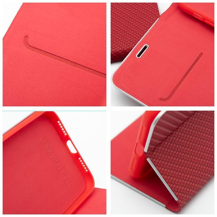 Actual product image OEM Book case LUNA Book Carbon for IPHONE 11 red (Apple iPhone 11)