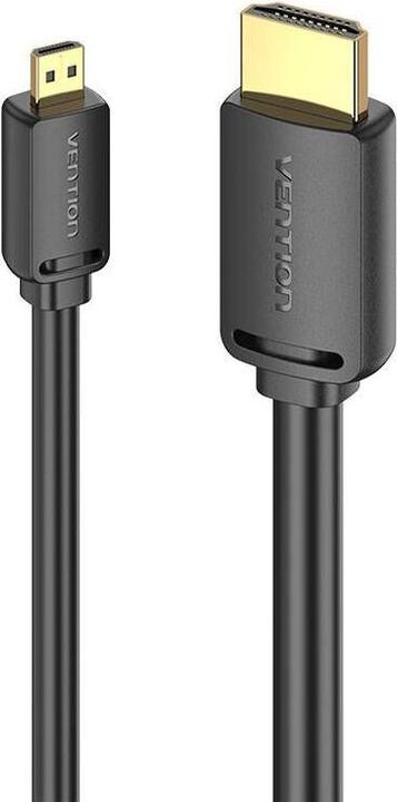 Immagine prodotto Vention Cavo HDMI-D maschio a HDMI-A maschio 4K HD 2m AGIBH (nero) (2 m, HDMI)