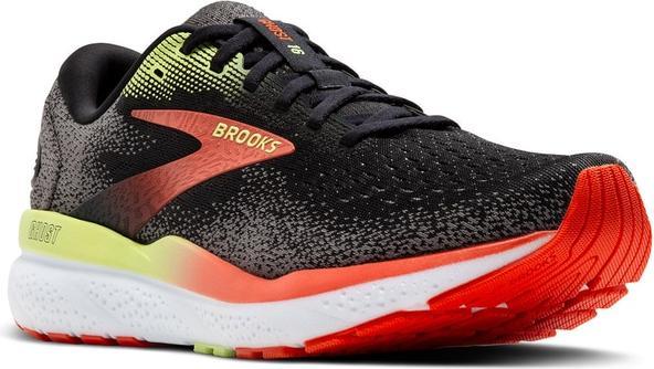 Produktbild Brooks Running Brooks Ghost 16 Laufschuhe Schwarz / Mandarine Rot / Grün Herren (45)