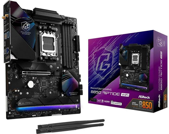 Actual product image AsRock Phantom Gaming B850 Riptide WiFi (AM5, AMD B850, ATX)