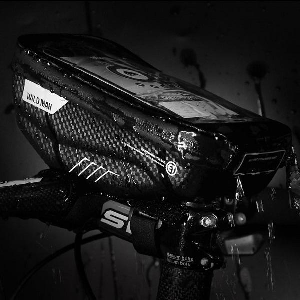 Actual product image Wildman Etui/uchwyt rowerowy S E1 sakwa na ramę czarna/black (1 l, Luggage carrier bag)