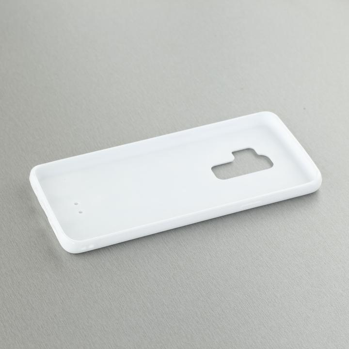 Produktbild PhoneLook Hülle Silikon weiss Skull 02 (Samsung Galaxy S9+)