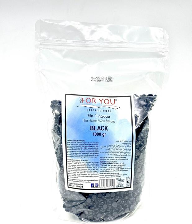 Actual product image More For You Samenmaske Wachs 250gr (Black) (1 x)