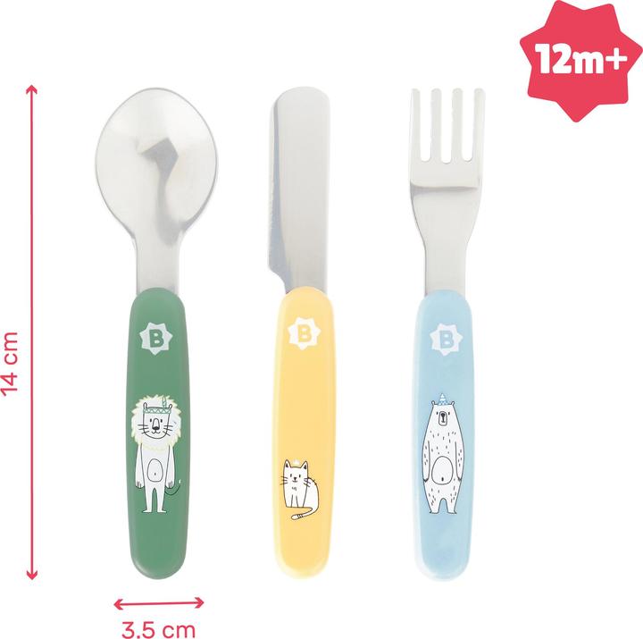 Actual product image Badabulle Children cutlery set 3 pieces