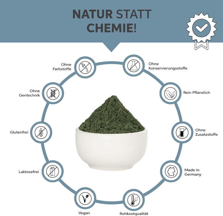 Actual product image Eltabia Organic spirulina powder | Premium raw food quality (Powder)