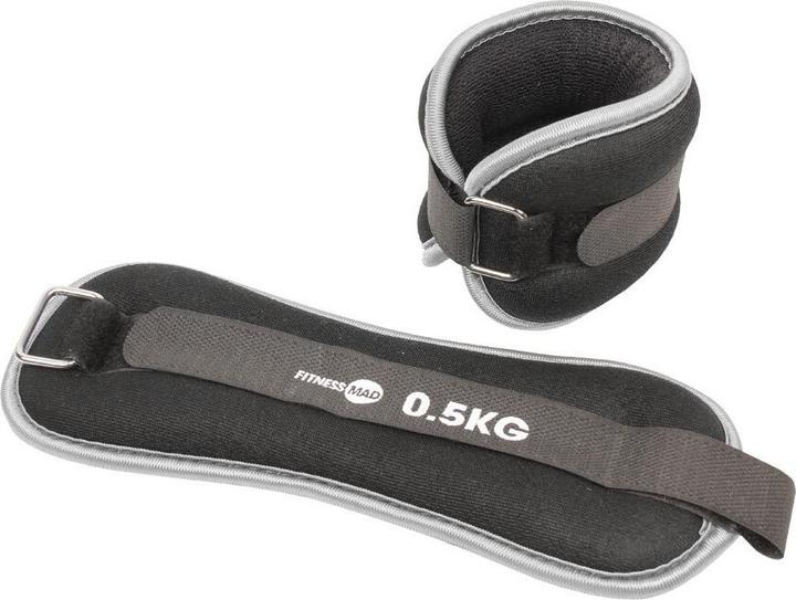 Fitness Mad Gewicht Handgelenk und Knöchel (2erPack) (2 x 1 kg)