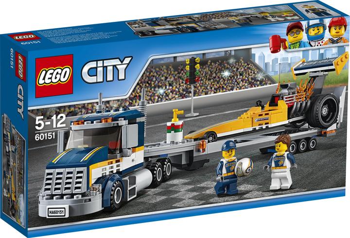 Actual product image LEGO City Dragster Transporter (60151, LEGO City)
