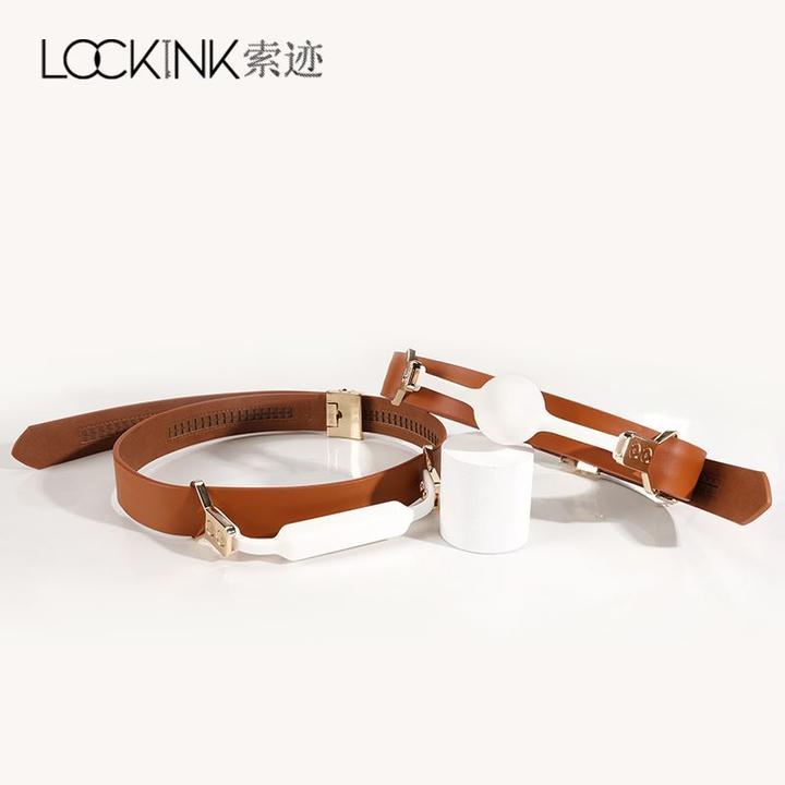 Produktbild Lockink BallGag & Gagbite Set braun