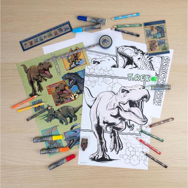 Immagine prodotto Undercover Set da colorare Jurassic World da 35 pezzi