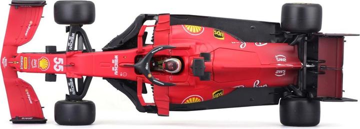 Actual product image Bburago Ferrari F1 2021 #55 Sainz 1/18
