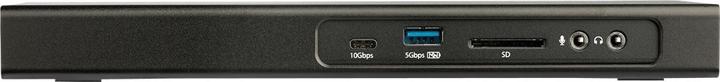 Actual product image StarTech Dual 4K 60Hz Monitor Thunderbolt™ 3 Docking Station - PCIe M.2 and SD Card Reader (Thunderbolt, USB-A, USB-C, 1 Ports)