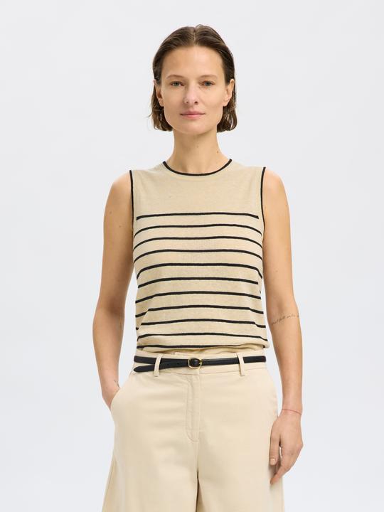 Image du produit Selected Femme Leinenmix Stricktop (XXL)