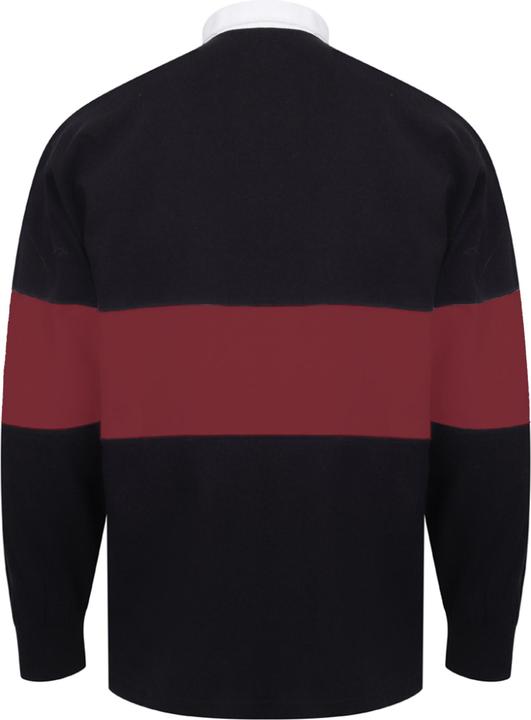 Produktbild Front Row Rugbyshirt mit Kontraststreifen (XL)