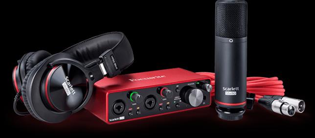 Actual product image Focusrite Scarlett 2i2 Studio Pack 3rd Gen (USB)