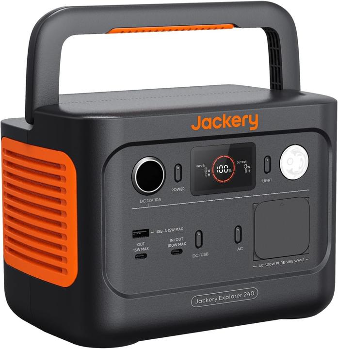 Immagine prodotto Jackery Esploratore 240 (256 Wh, 3.60 kg)