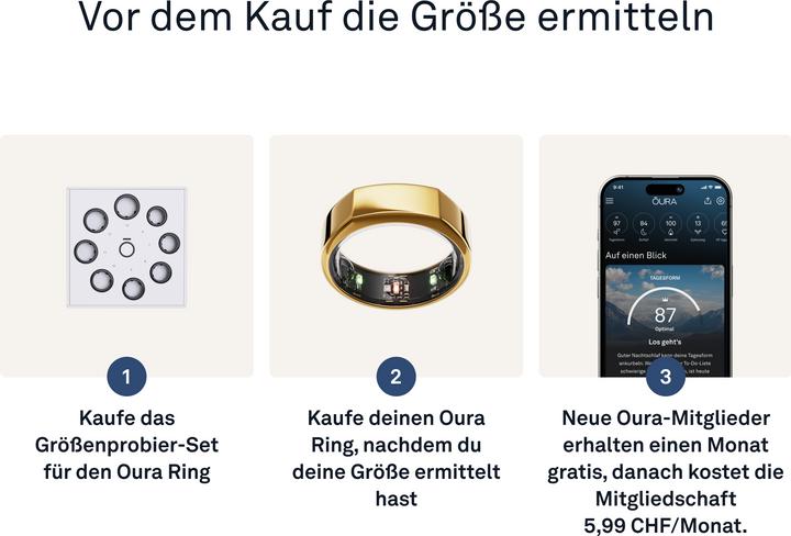 Produktbild Oura Ring Gen3 Heritage (9, Gold)