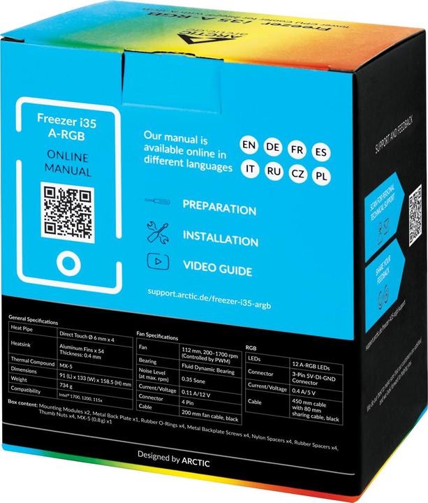 Image du produit Arctic Freezer i35 ARGB (1585 mm)