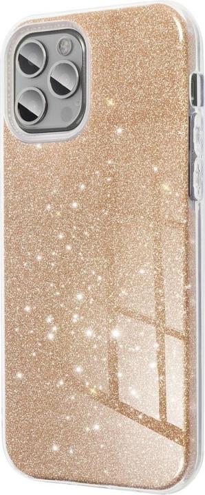 Produktbild König Design Handyhülle für Xiaomi Redmi 9C Schutzcase Cover Bumper Schale Glitzer Gold Neu (Xiaomi Redmi 9C)