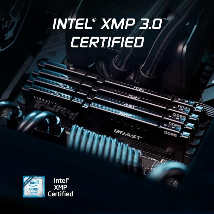 Actual product image Kingston Fury Beast (1 x 16GB, 5600 MHz, DDR5 RAM, DIMM)