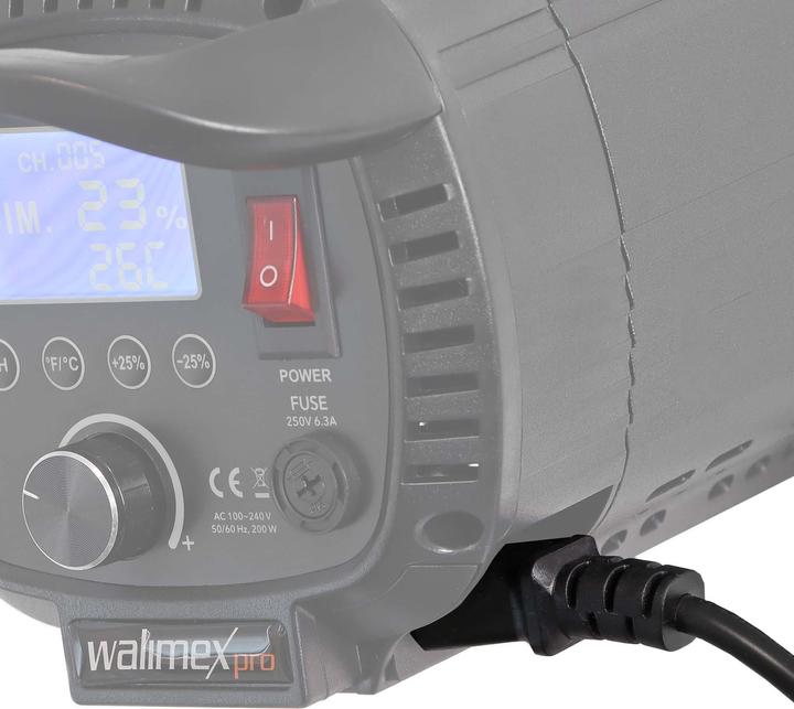 Produktbild Walimex Netzkabel 4m mit Kaltgerätestecker (4 m)