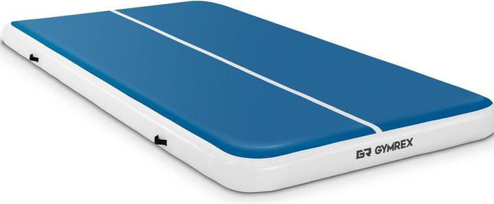 Actual product image Gymrex Inflatable Gym Mat - 300 x 200 x 20 cm - 300 kg - blue/white (200 mm)
