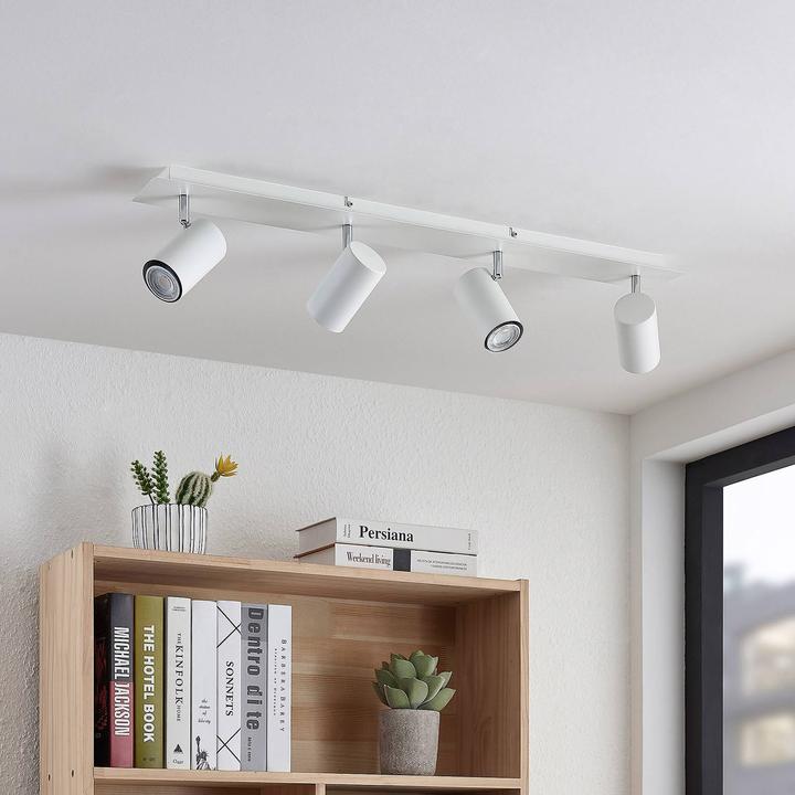 Produktbild Lindby Joffrey Deckenstrahler, 4-fl., 80 cm, weiss (GU10)