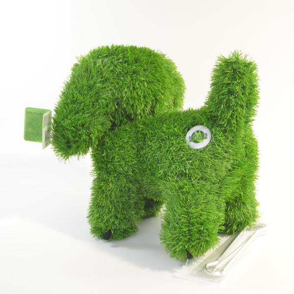 Produktbild AniPlants Grasfigur, "Hund" stehend, Gartendeko, 35cm