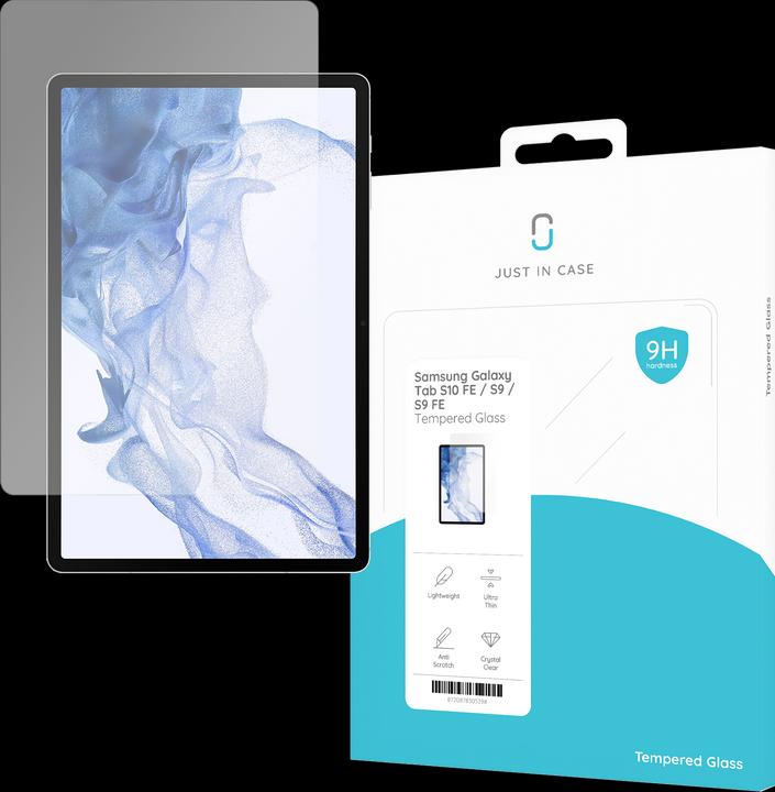 Actual product image Cazy Protective glass compatible with Samsung Galaxy Tab S9 / S9 FE - Tempered glass screen protector - (1 Piece, Galaxy Tab S9 FE)