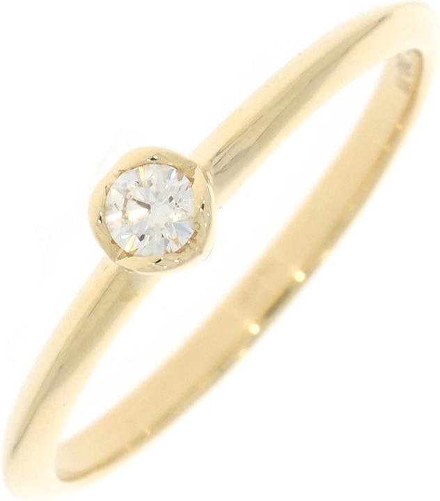 Immagine prodotto Xen Anello ONE con diamante 0,11 ct. oro giallo 585 (54, 585/14 K Oro)