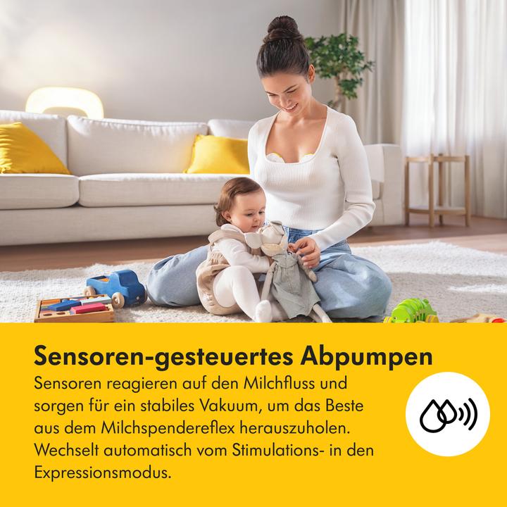 Actual product image Medela Magic InBra - tragbare Einzelmilchpumpe