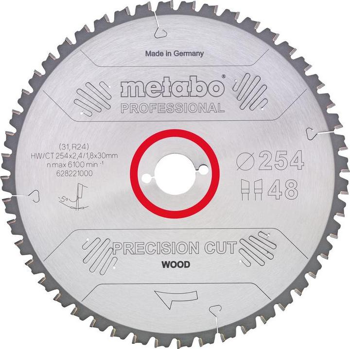 Produktbild Metabo Kreissägeblatt HW/CT 216x30, 48 WZ