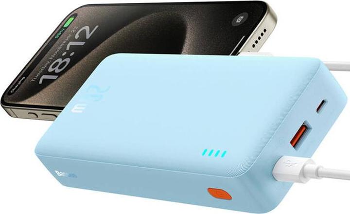 Produktbild Baseus Airpow 20000mAh 20W powerbank (blue) (20000 mAh, 20 W, 74 Wh)
