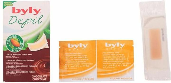Actual product image Byly DEPIL bandas faciales chocolate 12 uds (12 x)