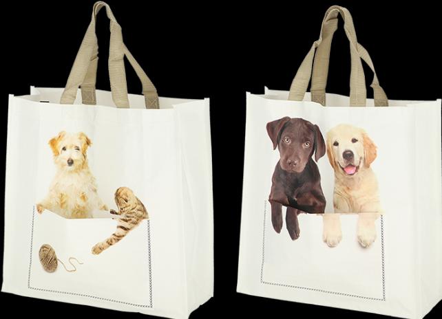 Produktbild Merkloos Shoppingbag Kiekeboe Hond / Kat Assorti