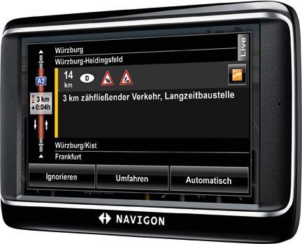 Image du produit Navigon 40 Premium Live, Bluetooth, Cartes Europe