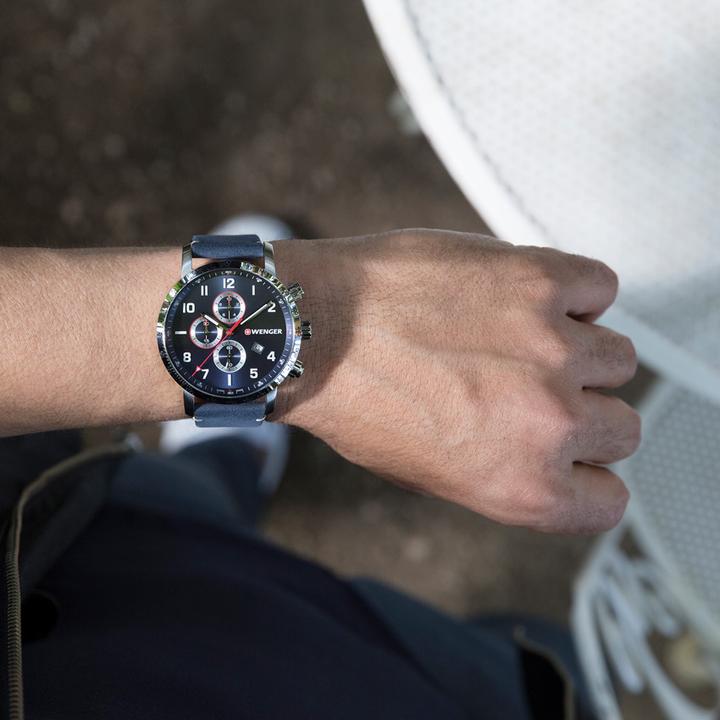 Produktbild Wenger Attitude Chrono (Analoguhr, Chronograph, Swiss Made, 44 mm)