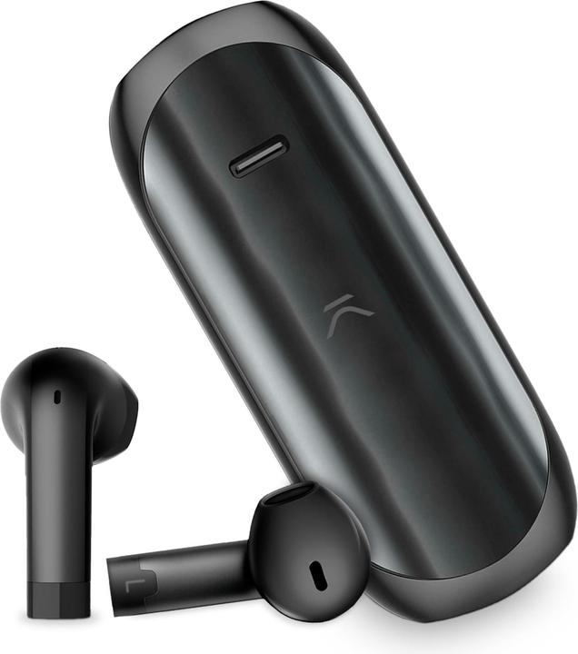KSIX Casque Sans Fil Halley Noir (20 h, Sans fil)