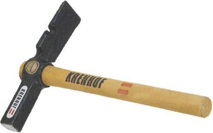 Produktbild Krenhof Maurerhammer mit Holzstiel und Nagelzieher 500 g (500 g)