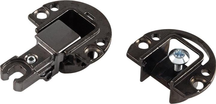 Italiana Ferramenta KIMANA SKIN Klappenband, 3-teilig, Zamak schwarz nickelfärbig (1 Stk.)