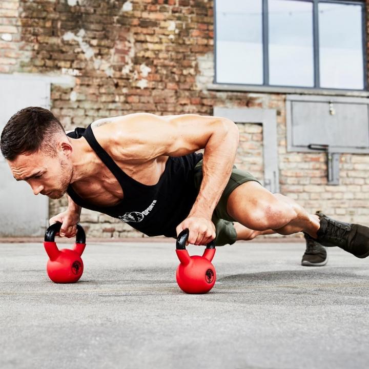 Produktbild Gorilla Sports Kettlebell Set (3 x 4 kg, 3 x 12 kg, 3 x 8 kg)