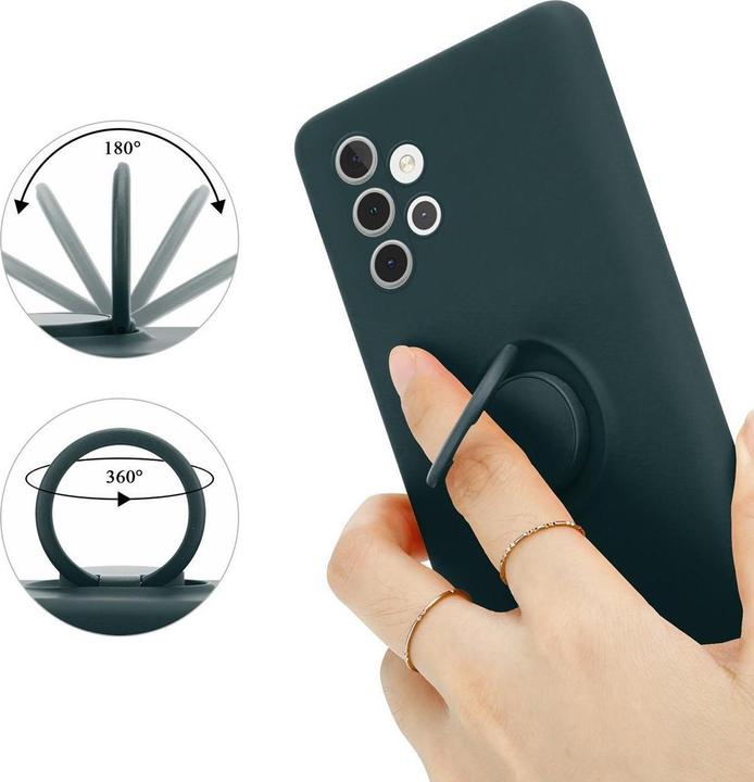 Image du produit Cadorabo TPU Liquid Ring Silicone Case Cover (Samsung Galaxy A32 5G)