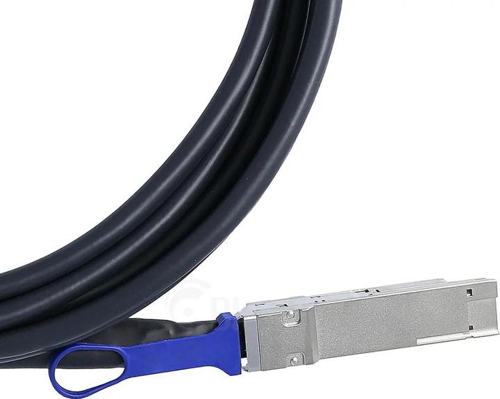 Actual product image BlueLAN Dell DAC-Q28DD-200G-0.5M compatible DAC 200GBASE-CR4 QSFP-DD BL292901W0.5M26