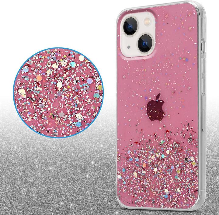 Actual product image Cadorabo TPU cover sparkling glitter (Apple iPhone 13)