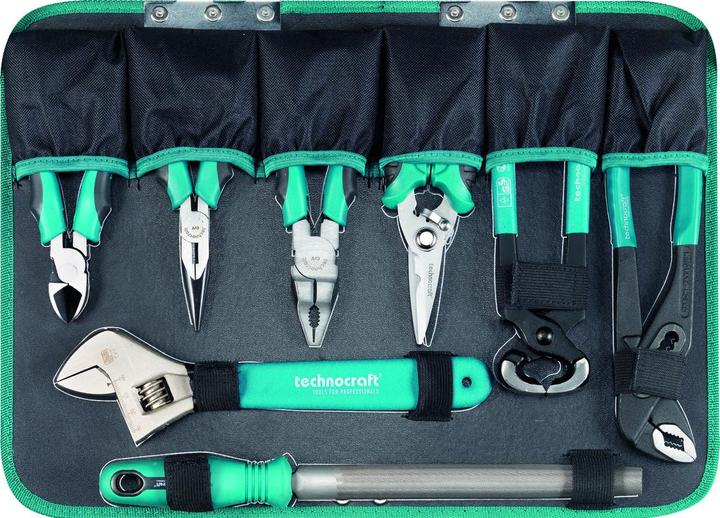 Produktbild technocraft ABS-Werkzeugkoffer PRO CHROME 152-tlg (152 Teile)